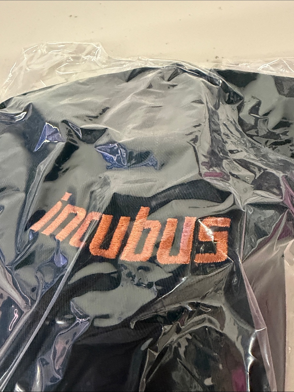New in plastic Incubus Black Dad Hat with Orange Logo Father's Day gift band - Picture 2 of 3